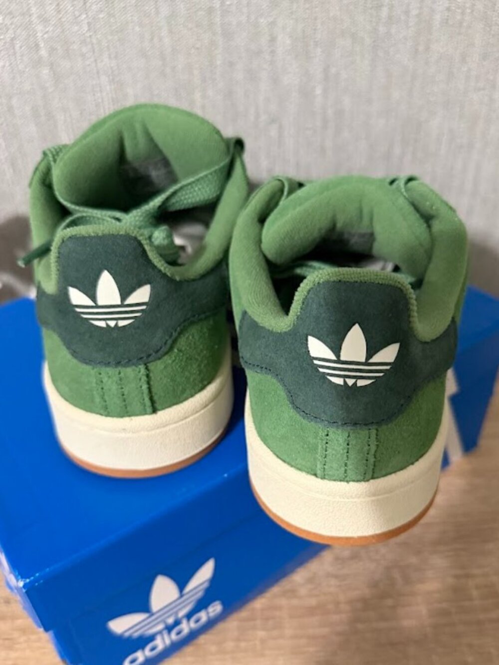 Adidas Campus 00s Green Suede Sneakers Men’s Size 6 Gum Sole Classic - Picture 6 of 8